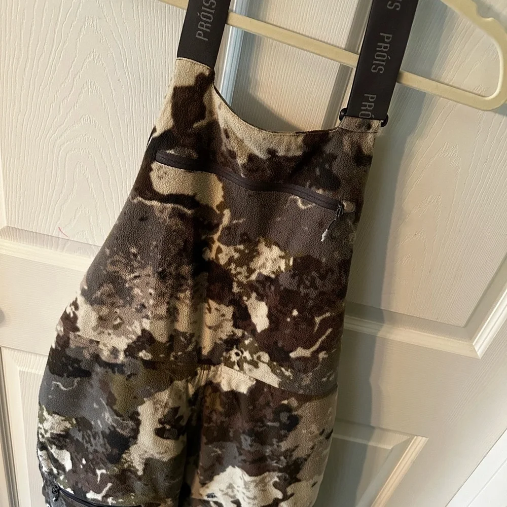 Prois GREANN PRIMALOFT GOLD INSULATED BIB HUNTING CAMO- Size MEDIUM EUC!! - Picture 10 of 11